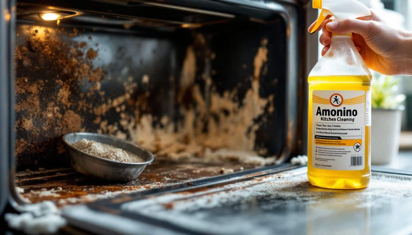 oven schoonmaken met amoniak