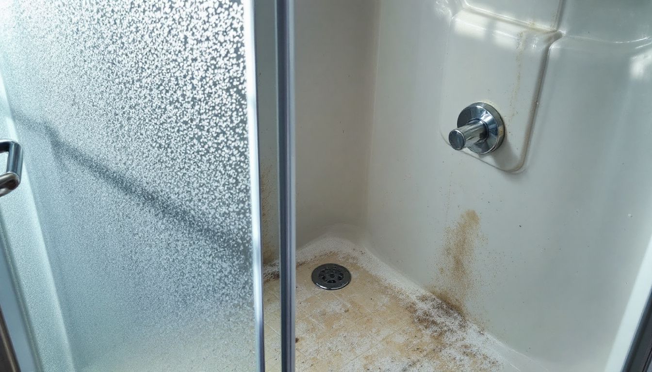 douchecabine schoonhouden