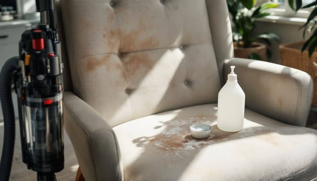 stoffen stoel schoonmaken