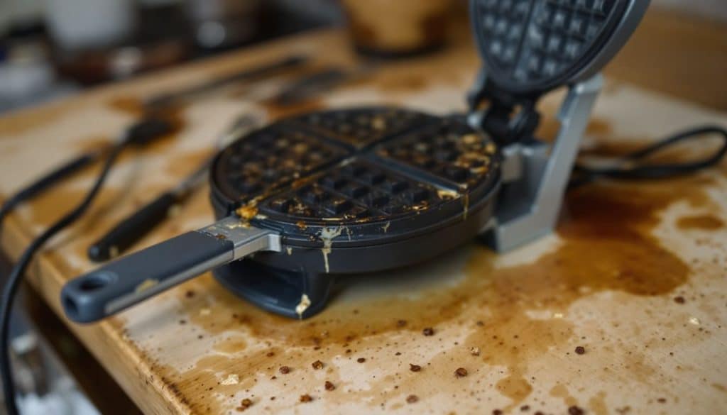 wafelijzer schoonmaken