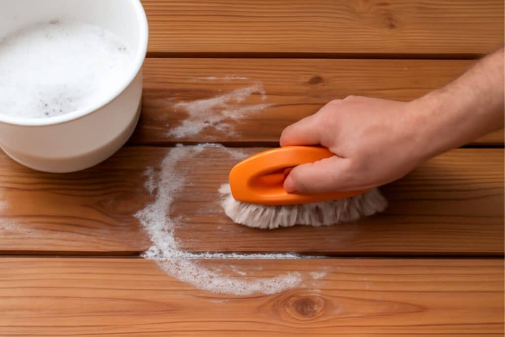 douglas hout schoonmaken