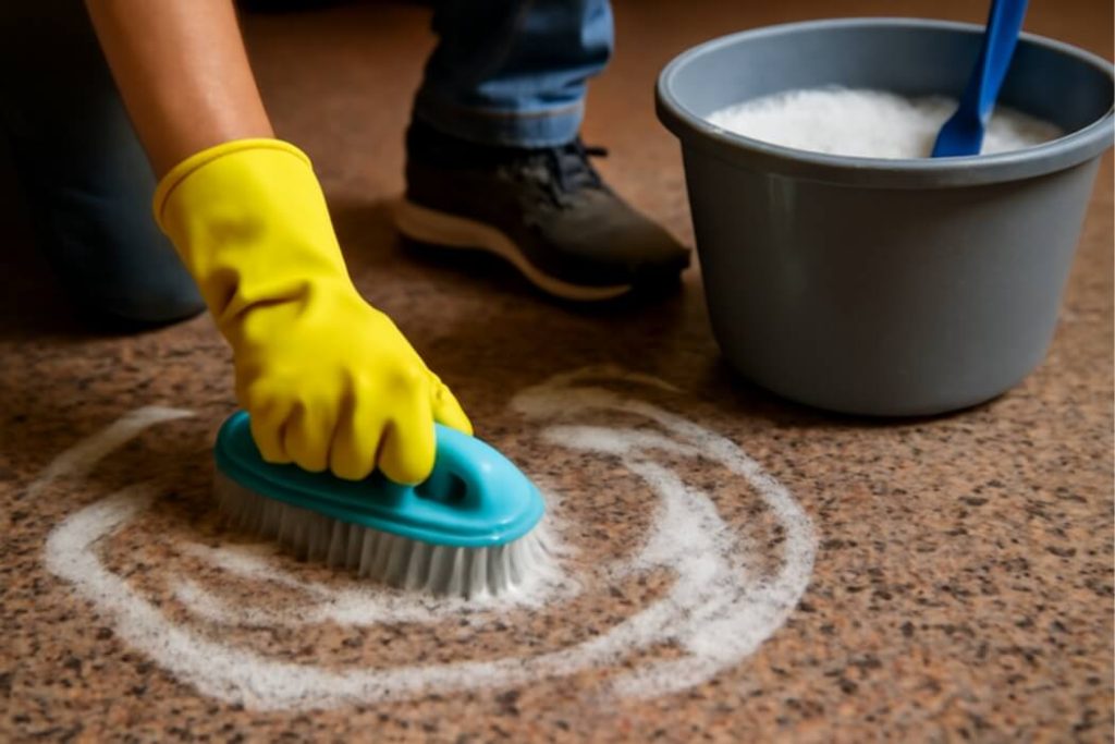 granito vloer schoonmaken