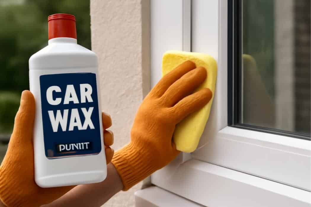kunststof kozijnen schoonmaken met autowas