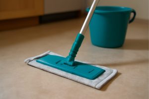 linoleum vloer schoonmaken
