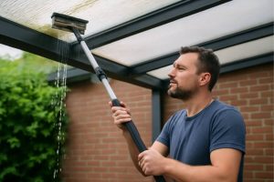 overkapping schoonmaken