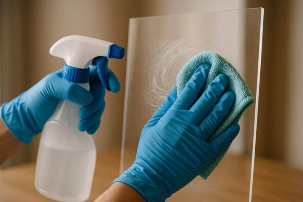 plexiglas schoonmaken