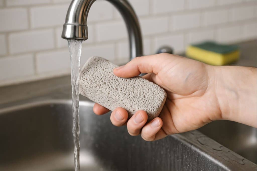 puimsteen schoonmaken