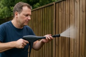 schutting schoonmaken