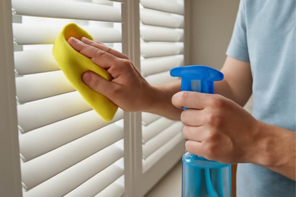 shutters schoonmaken