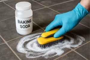 tegelvloer schoonmaken met soda