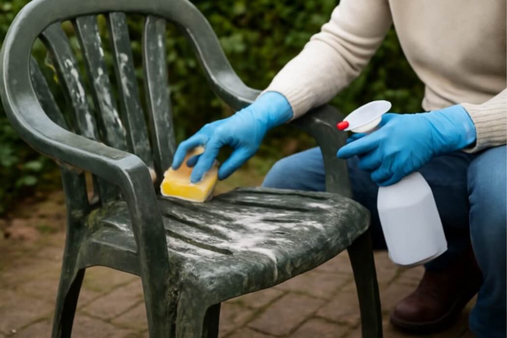 tuinstoelen schoonmaken