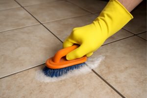 voegen tegelvloer schoonmaken