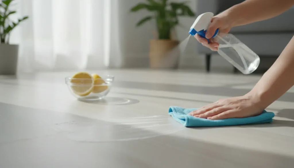 Laminaat schoonmaken met azijn