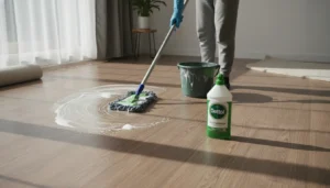 Laminaat schoonmaken met Dettol