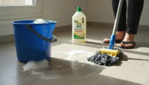 Laminaat dweilen met Saint Marc