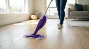 Laminaat schoonmaken met een Swiffer