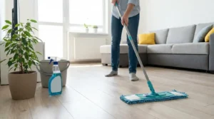 Hoe reinig ik laminaat met een dweil?