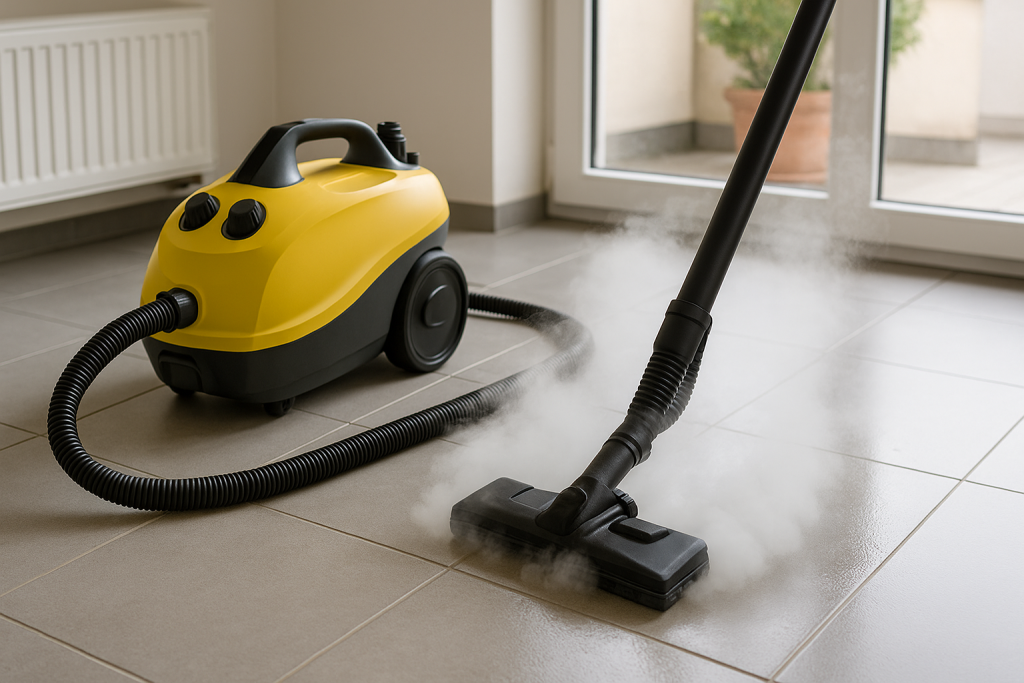 Stoomreiniger met afzuiging