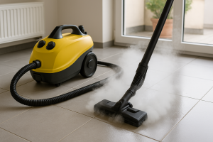 Stoomreiniger met afzuiging