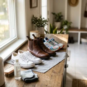 Hoe schoenen schoonmaken