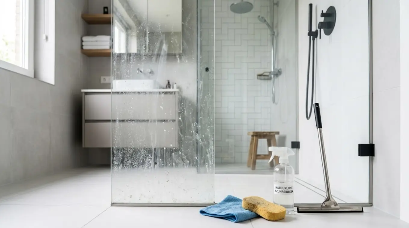 Douchecabine schoonmaken